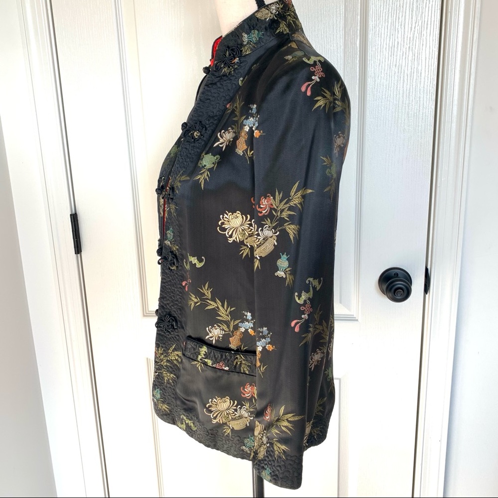 Reversible Embroidered Oriental Jacket/Blazers/M - image 3